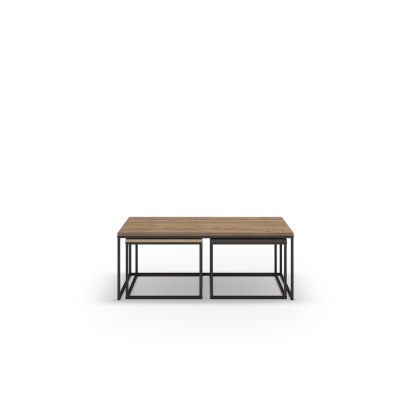 Стол журнальный CAMELIA COFFEE TABLE RETRO GREY OAK  110X60X41,8 СМ. (LEV01133)